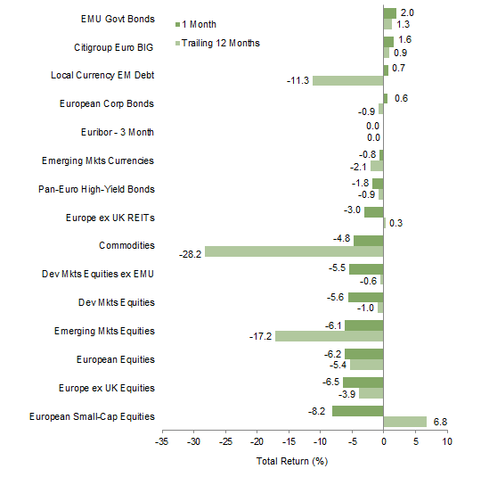 Index Performance (€). As of January 31, 2016